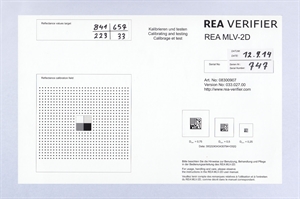 Kartica za kalibraciju i podešavanje DataMatrix i siva polja